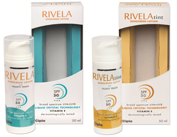 rivela velvety touch sunscreen