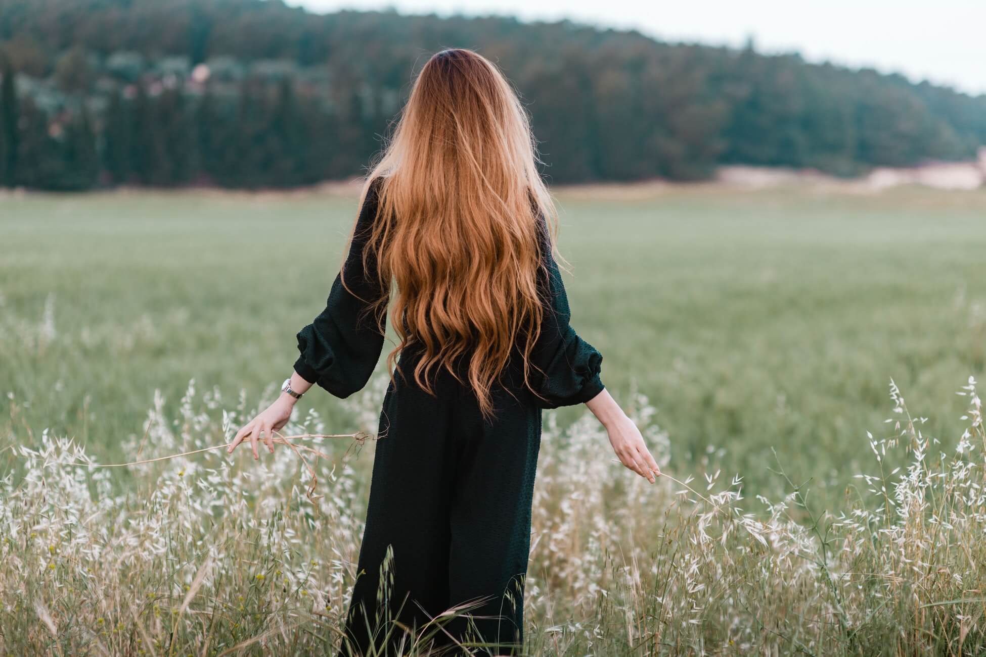 long beautiful hair