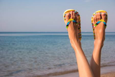 Flip-flops for a beach vacation
