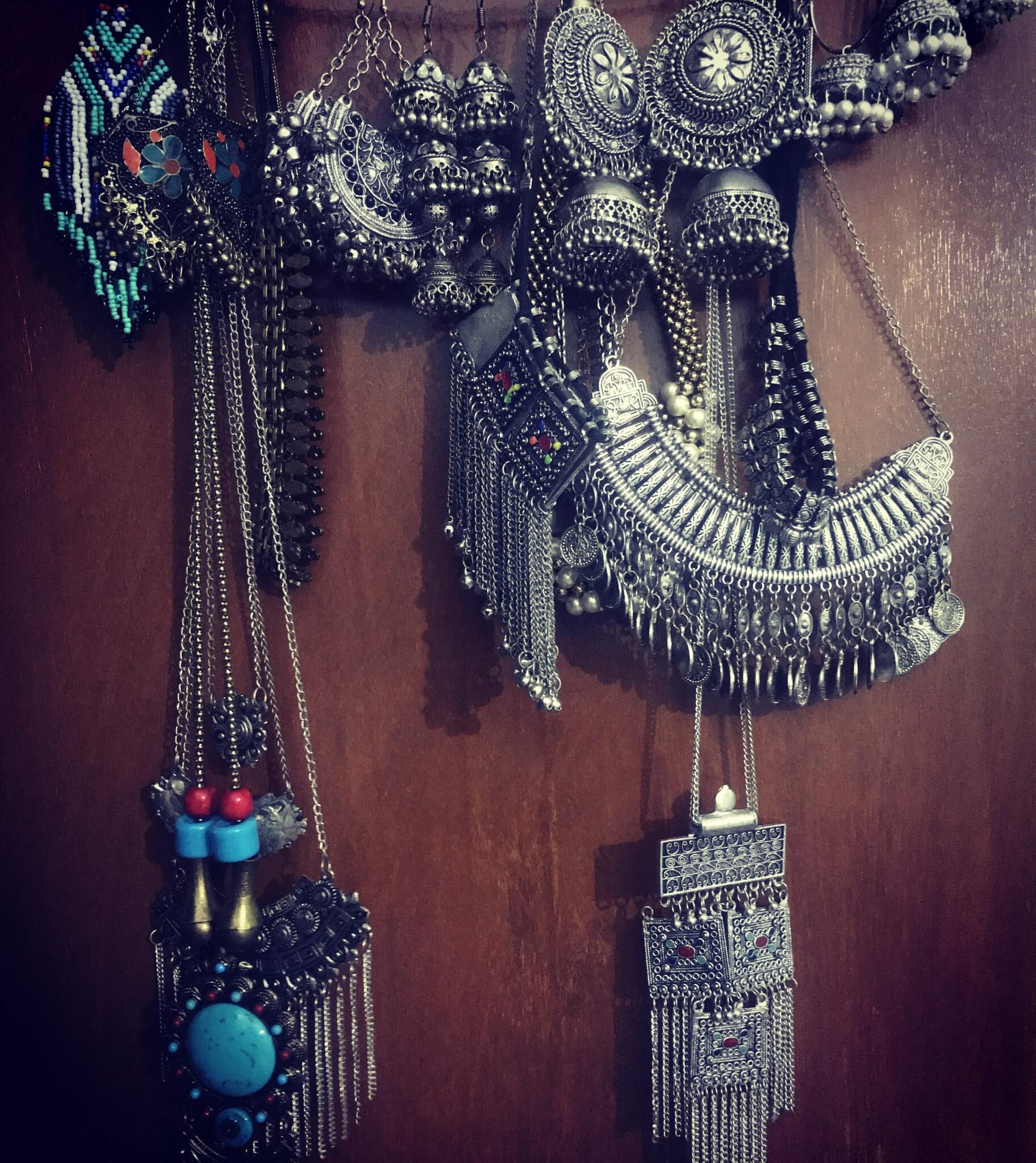 My jewelry collection from Delhi's best junk jewelry market